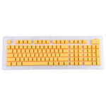 ABS 半透明キーキャップ OEM 高性能メカニカルキーボード ユニバーサルゲームキーボード 青 紫 赤 白 黄 黒 オレンジ ピンク グレー