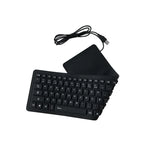 103キー フレンチ USB 有線 シリコン防水キーボード デスクトップ ノートパソコン用、ケーブル長：1.5m