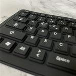 103キー フレンチ USB 有線 シリコン防水キーボード デスクトップ ノートパソコン用、ケーブル長：1.5m
