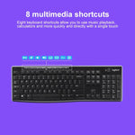 Logitech MK270 2.4GHz ワイヤレスキーボード + マウスセット