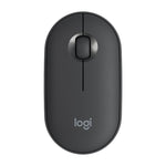 Logitech Pebble コブルストーン形状 薄型 3キー 1000DPI 静音ワイヤレス Bluetooth 光学マウス ワイヤレス範囲: 10m