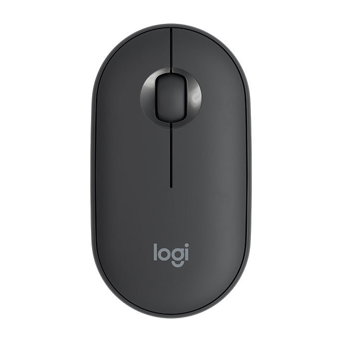 Logitech Pebble コブルストーン形状 薄型 3キー 1000DPI 静音ワイヤレス Bluetooth 光学マウス ワイヤレス範囲: 10m