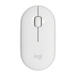 Logitech Pebble コブルストーン形状 薄型 3キー 1000DPI 静音ワイヤレス Bluetooth 光学マウス ワイヤレス範囲: 10m