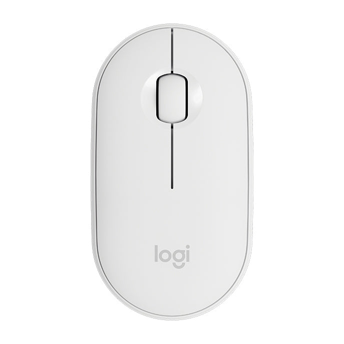 Logitech Pebble コブルストーン形状 薄型 3キー 1000DPI 静音ワイヤレス Bluetooth 光学マウス ワイヤレス範囲: 10m