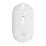Logitech Pebble コブルストーン形状 薄型 3キー 1000DPI 静音ワイヤレス Bluetooth 光学マウス ワイヤレス範囲: 10m