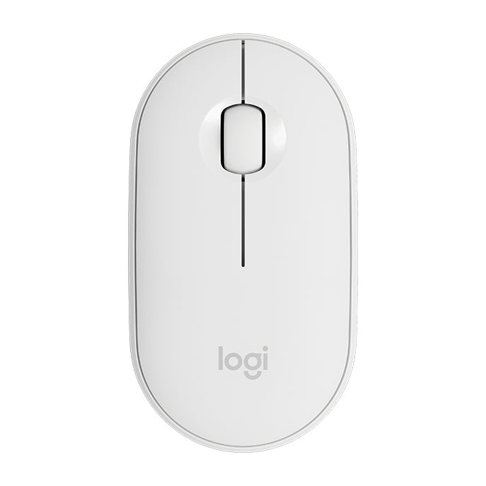 Logitech Pebble コブルストーン形状 薄型 3キー 1000DPI 静音ワイヤレス Bluetooth 光学マウス ワイヤレス範囲: 10m