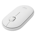 Logitech Pebble コブルストーン形状 薄型 3キー 1000DPI 静音ワイヤレス Bluetooth 光学マウス ワイヤレス範囲: 10m