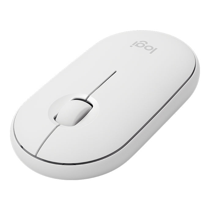 Logitech Pebble コブルストーン形状 薄型 3キー 1000DPI 静音ワイヤレス Bluetooth 光学マウス ワイヤレス範囲: 10m