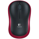 Logitech M185 2.4GHz 3キー 1000DPI ワイヤレス光学マウス ワイヤレス範囲: 10m