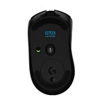Logitech G703 LIGHTSPEED 16000 DPI 6プログラム可能ボタン HERO 16Kセンサー RGBバックライト ワイヤレス光学ゲーミングマウス