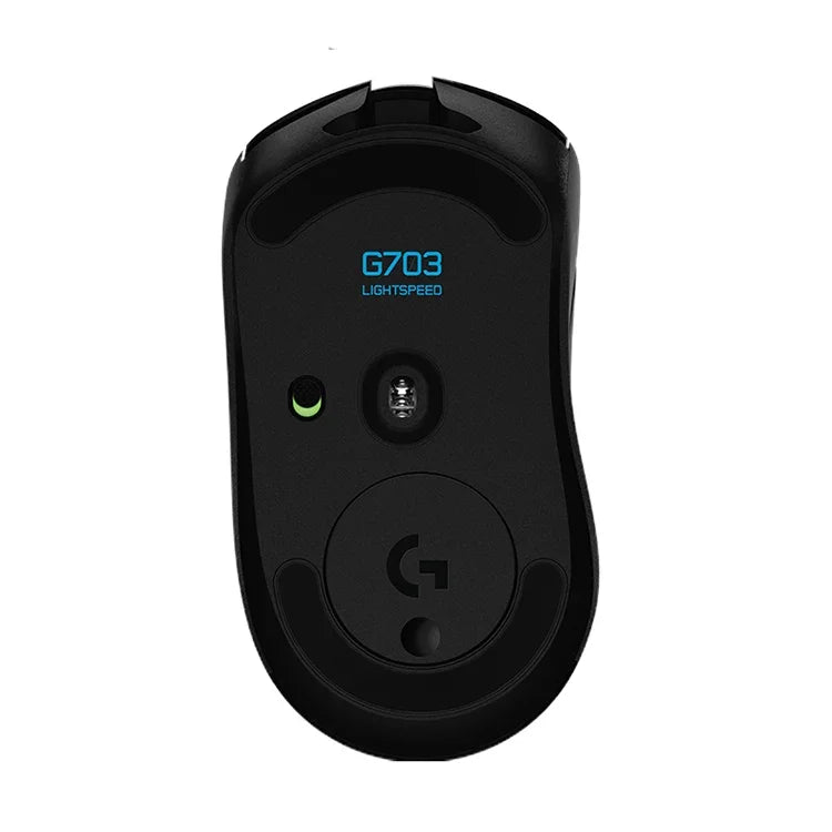 Logitech G703 LIGHTSPEED 16000 DPI 6プログラム可能ボタン HERO 16Kセンサー RGBバックライト ワイヤレス光学ゲーミングマウス