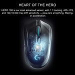 Logitech G703 LIGHTSPEED 16000 DPI 6プログラム可能ボタン HERO 16Kセンサー RGBバックライト ワイヤレス光学ゲーミングマウス