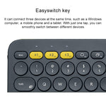Logitech K380 ポータブルマルチデバイスワイヤレスBluetoothキーボード、K380