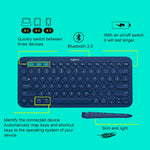 Logitech K380 ポータブルマルチデバイスワイヤレスBluetoothキーボード、K380