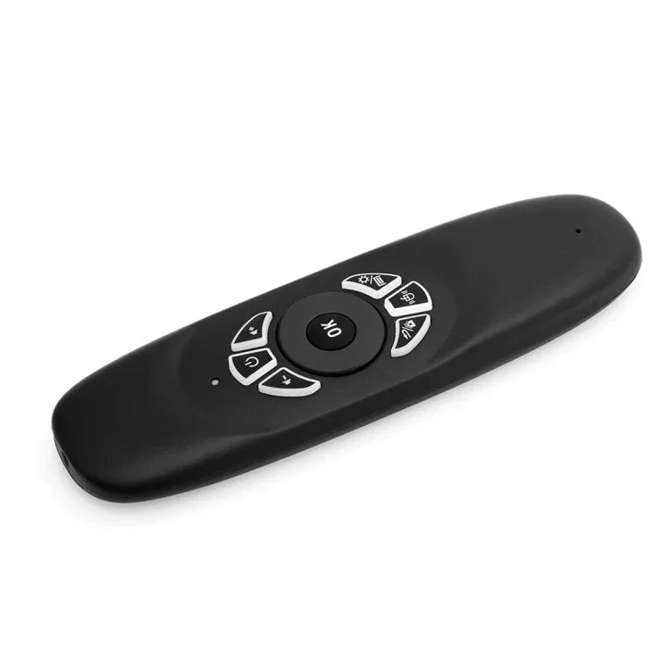 C120 バックライト エアマウス 2.4GHz ワイヤレスキーボード 3Dジャイロセンサー Androidリモコン PC、Android TVボックス/スマートTV、ゲーム機対応 ホワイトバックライトキーボード