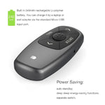 Doosl DSIT011 2.4GHz ミニ充電式パワーポイントプレゼンテーションリモコン コントロール距離: 100m(ブラック)
