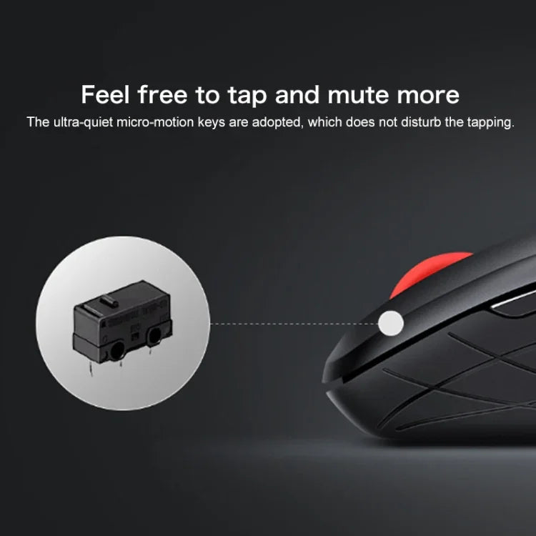 Lenovo ThinkLife デュアルモードミュートワイヤレスBluetoothマウス、ThinkLife