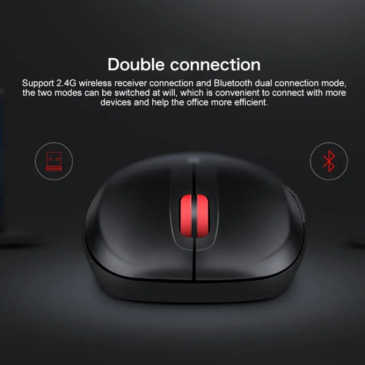 Lenovo ThinkLife デュアルモードミュートワイヤレスBluetoothマウス、ThinkLife
