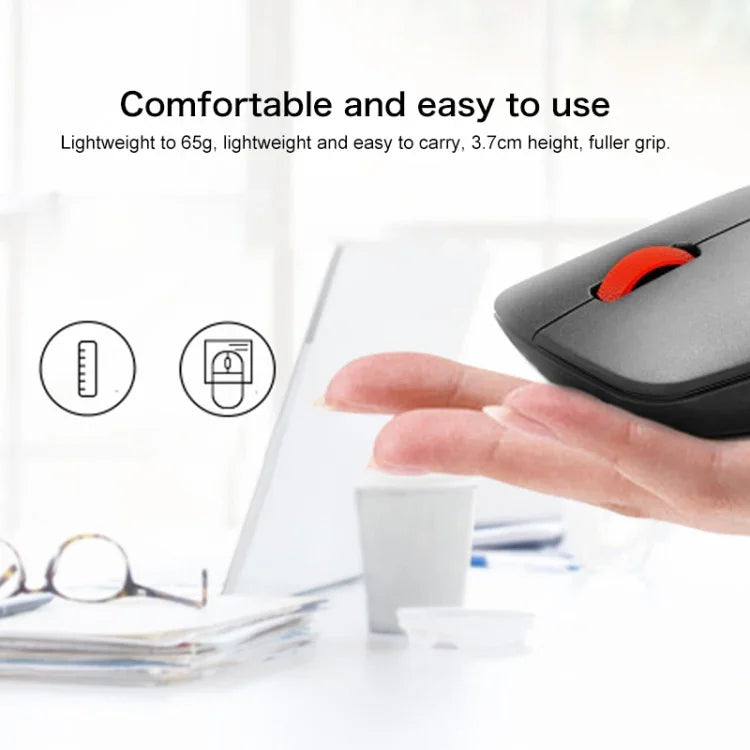 Lenovo thinkplus WL100 クラシックシンプルワイヤレスマウス、WL100