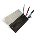 KM-808 2.4GHzワイヤレスマルチメディアキーボード＋USBレシーバー付きワイヤレス光学ペンマウスセット、ランダムペンマウスカラー配送、KM-808キーボード＋ペンマウス（ホワイト）、KM-808キーボード＋ペンマウス（ブラック）