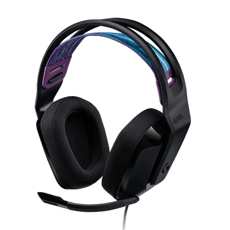 Logitech G335 折りたたみ式有線ゲーミングヘッドセット マイク付き