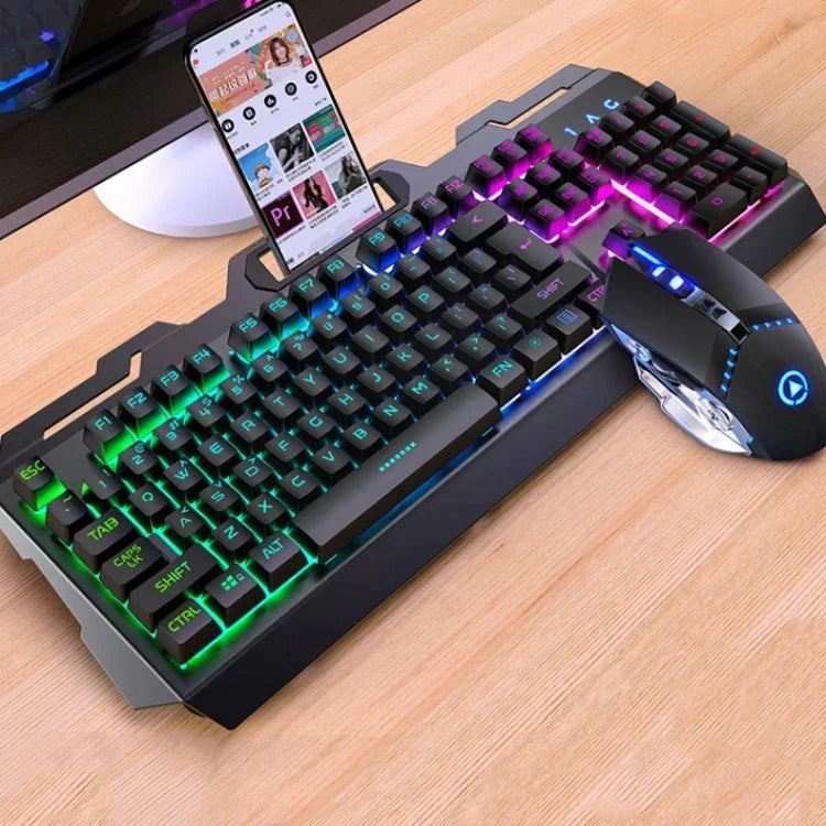 YINDIAO V2 静音メカニカル感ゲーミングキーボードマウスセット