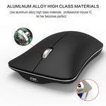 HXSJ T23 Bluetooth 5.0 + Bluetooth 3.0 + 2.4GHz ワイヤレス3モード 4キー 1600 DPI 調整可能エルゴノミクス光学マウス、T23 ブラック