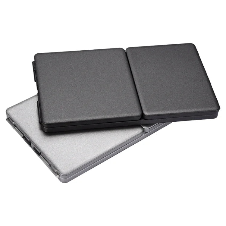 GK408 Three-fold Rechargeable Wireless Bluetooth Keyboard with Touchpad, Support Android / IOS / Windows