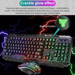 SHIPADOO D620 104キー有線RGBカラークラックバックライトゲーミングキーボードマウスキット ノートパソコン、PC用