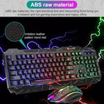 SHIPADOO D620 104キー有線RGBカラークラックバックライトゲーミングキーボードマウスキット ノートパソコン、PC用