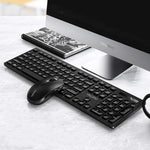 YINDIAO V3 Max ビジネスオフィス静音ワイヤレスキーボードマウスセット