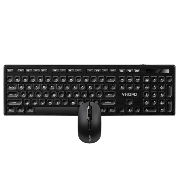 YINDIAO V3 Max ビジネスオフィス静音ワイヤレスキーボードマウスセット