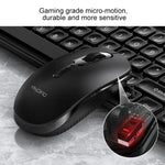 YINDIAO V3 Max ビジネスオフィス静音ワイヤレスキーボードマウスセット