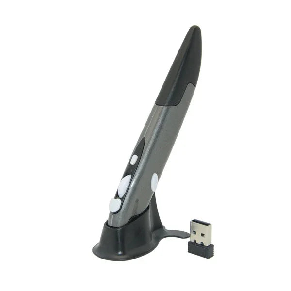 PR-03 2.4G USBレシーバー調整可能1600 DPIワイヤレス光学ペンマウス コンピューターPCノートパソコン用描画・教育、PR-03ペンマウス（レッド）、PR-03ペンマウス（ブルー）、PR-03ペンマウス（グレー）