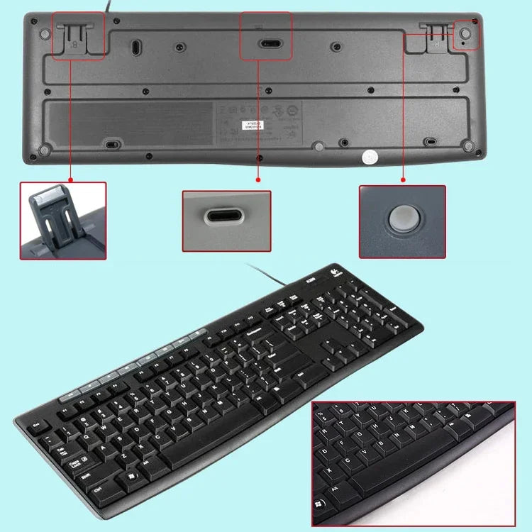 ロジクール MK200 有線キーボードマウスセット