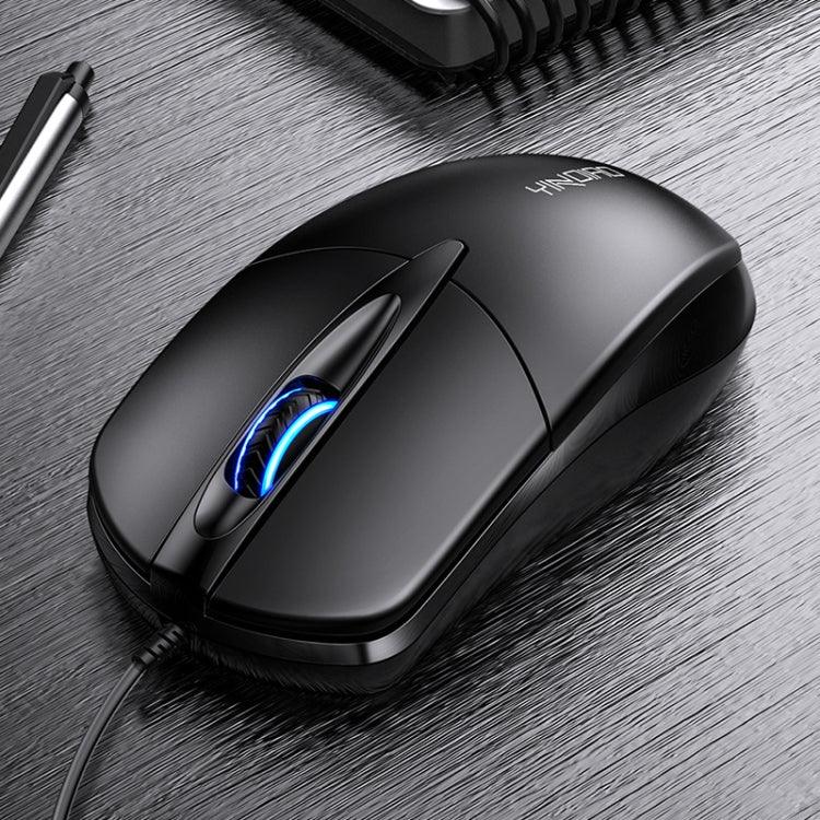 YINDIAO G2 1000DPI 3キー RGBライト 有線ビジネスマウス