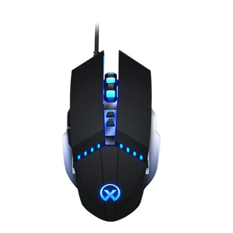 GM20 3200DPI 4モード調整可能 7キー RGBライト 有線ゲーミングマウス、GM20ブラック、GM20ホワイト