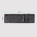 ZGB S500 ラウンドキー USB 有線コンピューターキーボード、ラウンドキー（ブラック）、ラウンドキー（ホワイト）