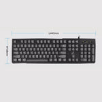 ZGB S500 ラウンドキー USB 有線コンピューターキーボード、ラウンドキー（ブラック）、ラウンドキー（ホワイト）