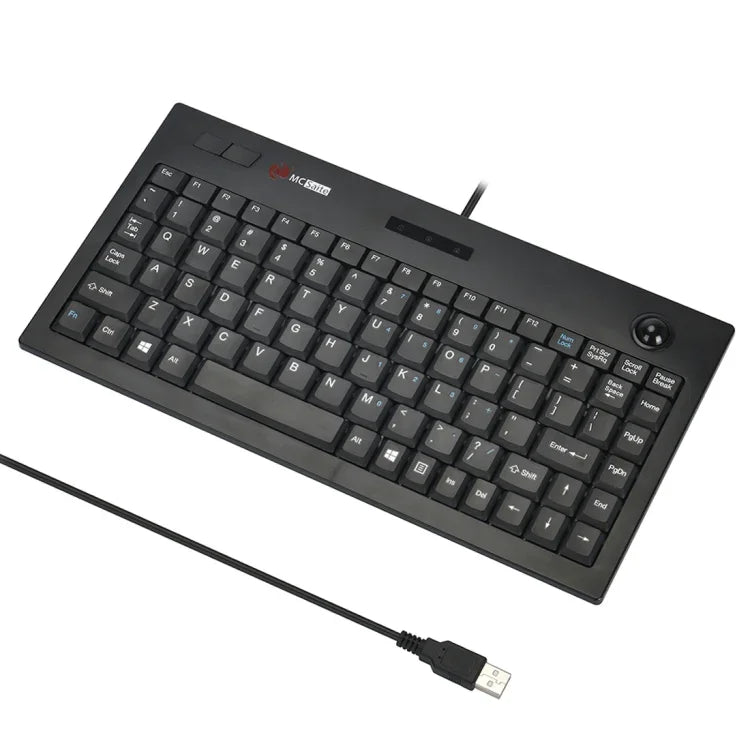 MC Saite MC-9712 有線 88キー マルチメディアコンピューターキーボード トラックボール付き Windows用、MC-9712