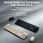 オリジナル Xiaomi 2.4GHz ワイヤレスキーボード＋マウスセット ノートパソコン デスクトップ ラップトップ用、第2世代