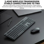 オリジナル Xiaomi 2.4GHz ワイヤレスキーボード＋マウスセット ノートパソコン デスクトップ ラップトップ用、第2世代