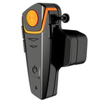 BT-S2 シングル 2.4GHz Bluetooth V3.0 インターフォンヘッドセット バイクヘルメット用、自動応答、FM対応、インターコム距離最大1000m、BT-S2シングル