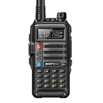 Baofeng BF-UV5R Plus S9 FM インターフォン ハンドヘルドトランシーバー、USプラグ、ブラック、レッド、シルバー