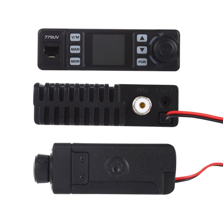 AnyTone AT-779UV モバイル無線 VHF / UHF デュアルバンド 200CH 25W FM モバイルカートランシーバー
