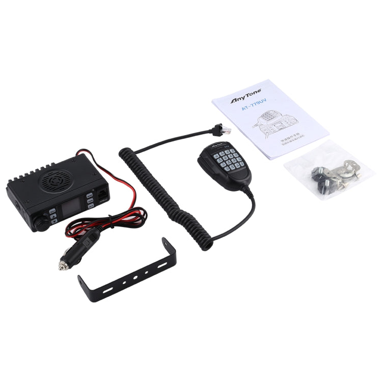 AnyTone AT-779UV モバイル無線 VHF / UHF デュアルバンド 200CH 25W FM モバイルカートランシーバー