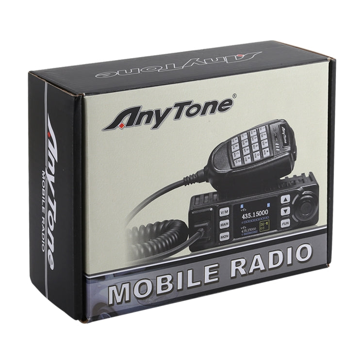 AnyTone AT-779UV モバイル無線 VHF / UHF デュアルバンド 200CH 25W FM モバイルカートランシーバー