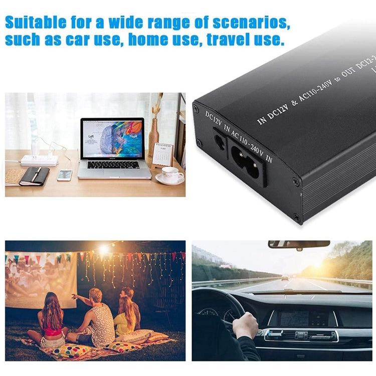ノートパソコン用100Wユニバーサル充電器、車載充電器＆AC電源アダプター＆8種電源アダプター＆1 USBポート付き、Samsung、Sony、Asus、Acer、IBM、HP、DELL対応、UKプラグ、AUプラグ、EUプラグ、UKプラグ