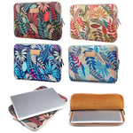 Lisen 14インチ スリーブケース カラフルリーフ ジッパーブリーフケース キャリングバッグ Macbook、Samsung、Lenovo、Sony、DELL Alienware、CHUWI、ASUS、HP、14インチ以下のノートパソコン用、14インチ