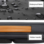 15-15.6インチノートパソコン用ナイロン防水ラップトップハンドバッグ、トランクトロリーストラップ付き、15-15.6インチ